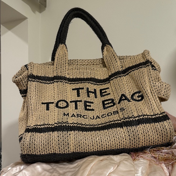 Marc Jacobs Women's The Straw Jacquard Tote Bag - Picture 6 of 12